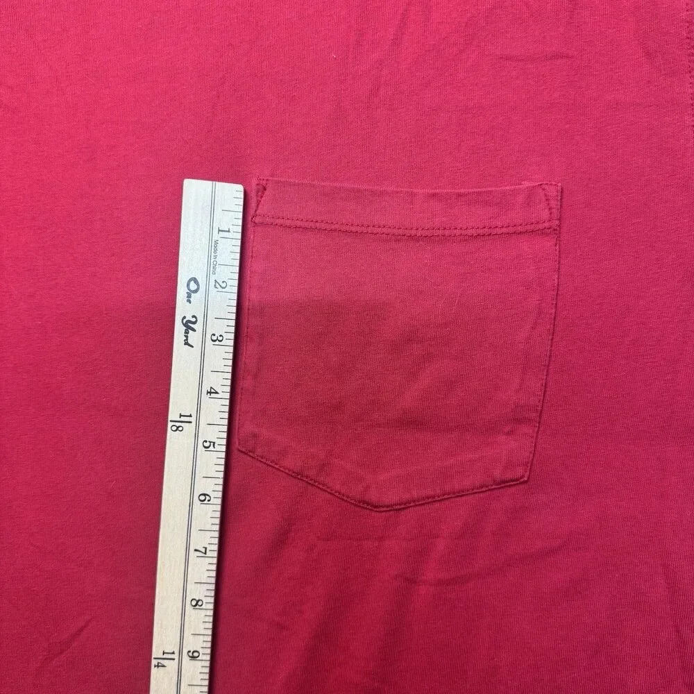 The Foundry Supply Co Mens Red 4XLT Big Tall Short Sleeve T-Shirt